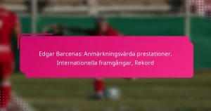 Edgar Barcenas: Anmärkningsvärda prestationer, Internationella framgångar, Rekord