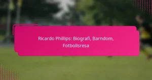 Ricardo Phillips: Biografi, Barndom, Fotbollsresa